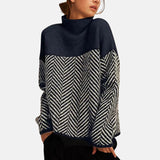 Zuzana – Maglione donna lavorato a maglia con motivo moderno