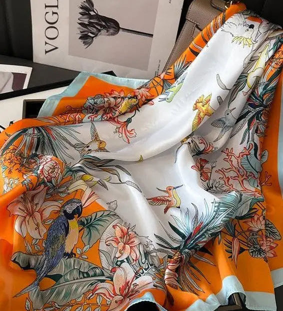 Cecile Foulard (100% seta - 68cm) Bella Roma