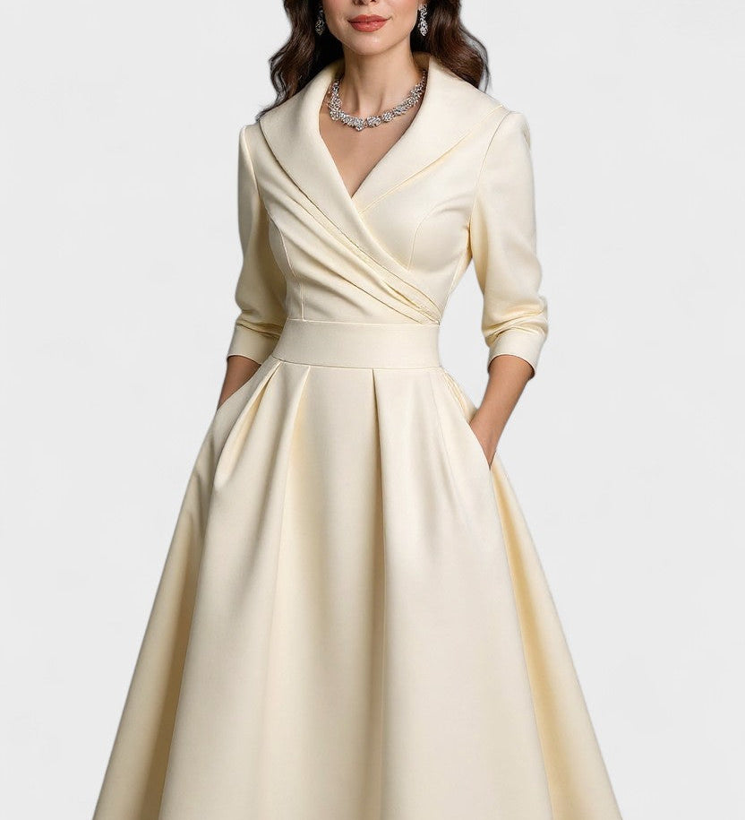 Ceryn | Abito Midi in Satin