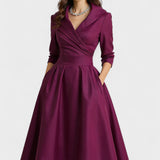 Ceryn | Abito Midi in Satin