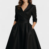 Ceryn | Abito Midi in Satin