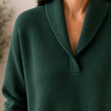 ANTONINE - MAGLIONE DONNA V-NECK MORBIDO