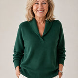 ANTONINE - MAGLIONE DONNA V-NECK MORBIDO