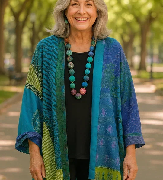 Astrid | Cardigan Elegante con Drappeggio Raffinato