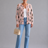 Charlotte™ | Accogliente Cardigan con Motivo di Gatti