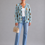 Charlotte™ | Accogliente Cardigan con Motivo di Gatti