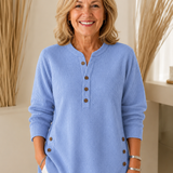 NEVA | Henley Tunic with Buttons
