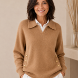 VYNETTE | Maglione a V con Collo