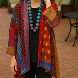 Astrid | Cardigan Elegante con Drappeggio Raffinato