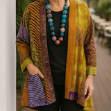 Astrid | Cardigan Elegante con Drappeggio Raffinato