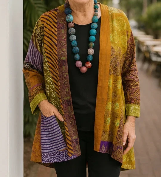 Astrid | Cardigan Elegante con Drappeggio Raffinato