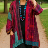 Astrid | Cardigan Elegante con Drappeggio Raffinato
