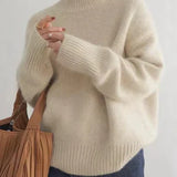 Amaya | Lussuoso Maglione in Cashmere con Collo Alto