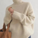 Amaya | Lussuoso Maglione in Cashmere con Collo Alto