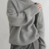 Amaya | Lussuoso Maglione in Cashmere con Collo Alto