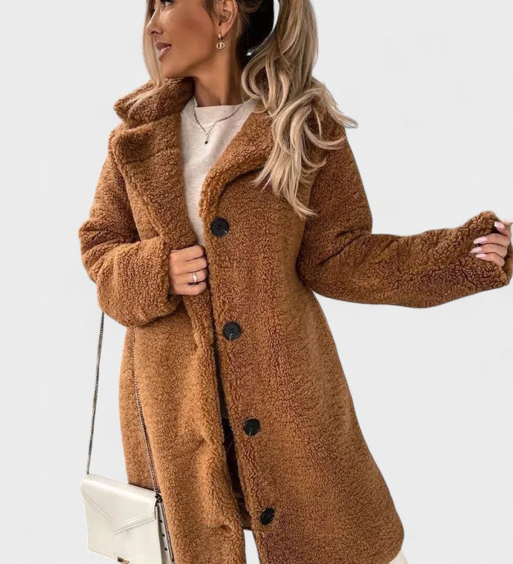 Eliana™ | Cappotto teddy elegante