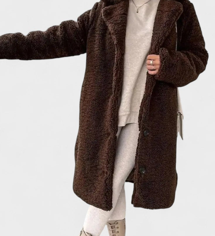 Eliana™ | Cappotto teddy elegante