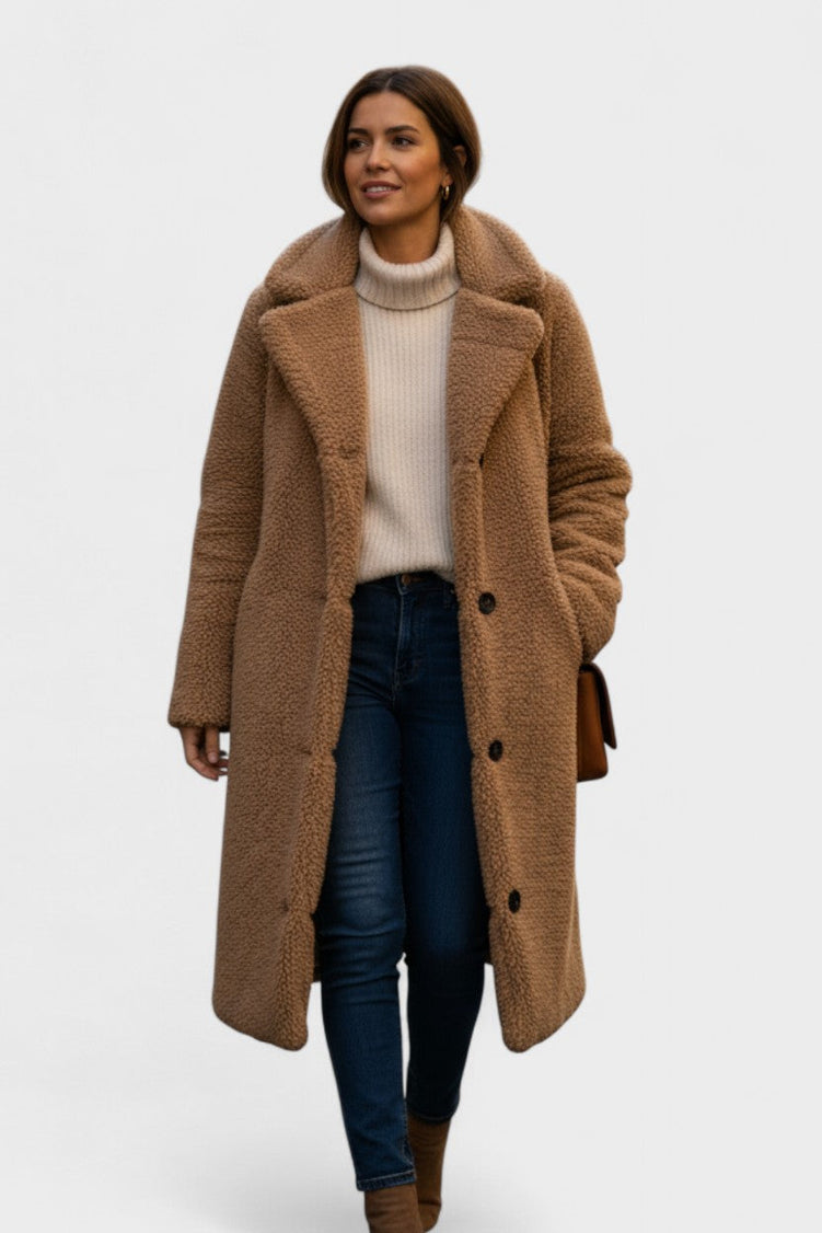 Eliana™ | Cappotto teddy elegante