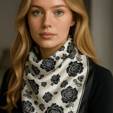 Elodie-huivi (100 % seta – 68 cm)