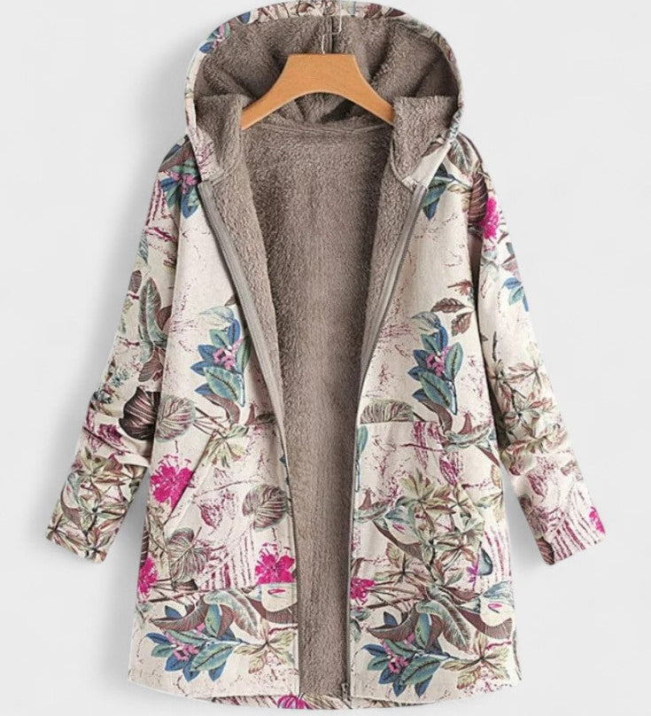 Fleural™ – Giacca in fleece floreale