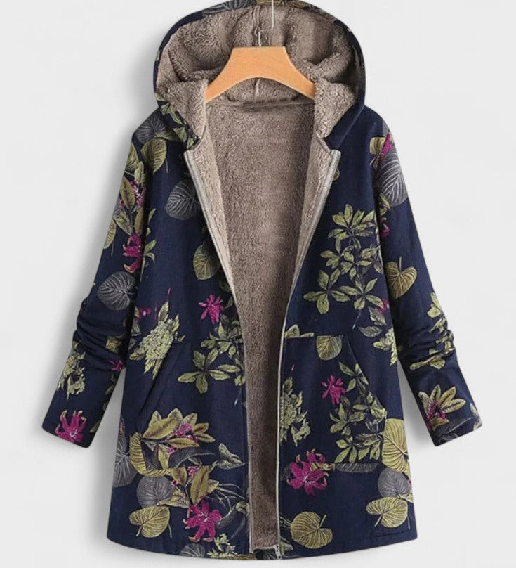 Fleural™ – Giacca in fleece floreale