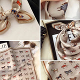 Foulard Fortuna (100% seta - 53 cm)