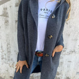 Giselle Cappotto Lungo In Maglia