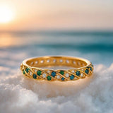 Helma Ocean Breeze in argento 925 e quarzo