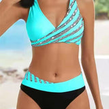 Mona - Bikini con Stampa in Toni Caldi