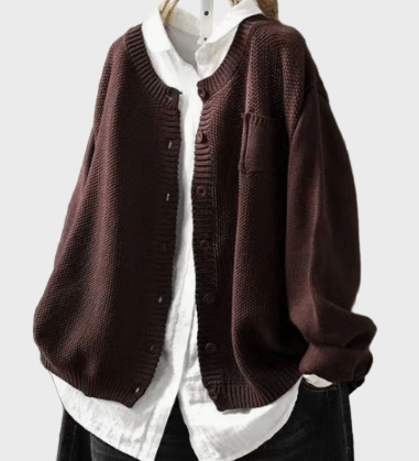 Cardigan lavorato a maglia morbido