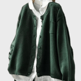 Cardigan lavorato a maglia morbido