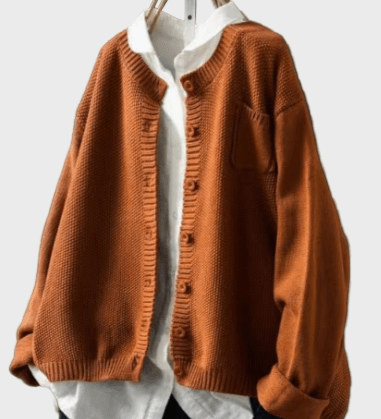 Cardigan lavorato a maglia morbido