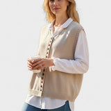 Karmen™ | Gilet Lavorato Elegante