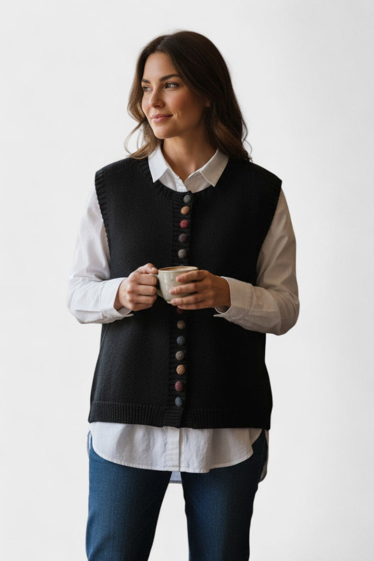 Karmen™ | Gilet Lavorato Elegante