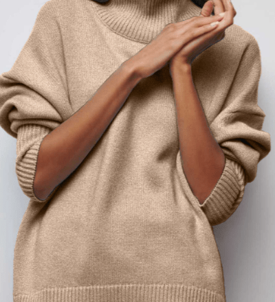 Katrielle™ Maglione con colletto alto