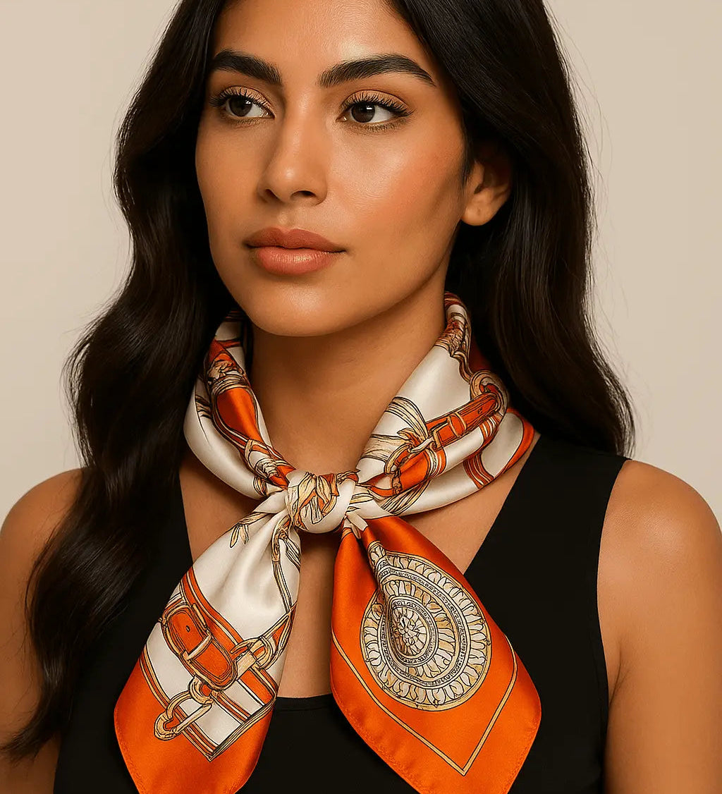 Klara Foulard (100% seta - 68cm) Bella Roma