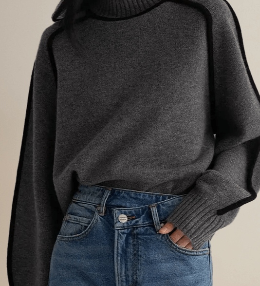 Lara™ Maglione con colletto alto