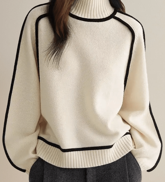 Lara™ Maglione con colletto alto