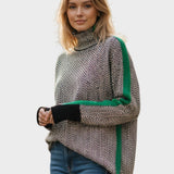 Leena™ Maglione con colletto alto