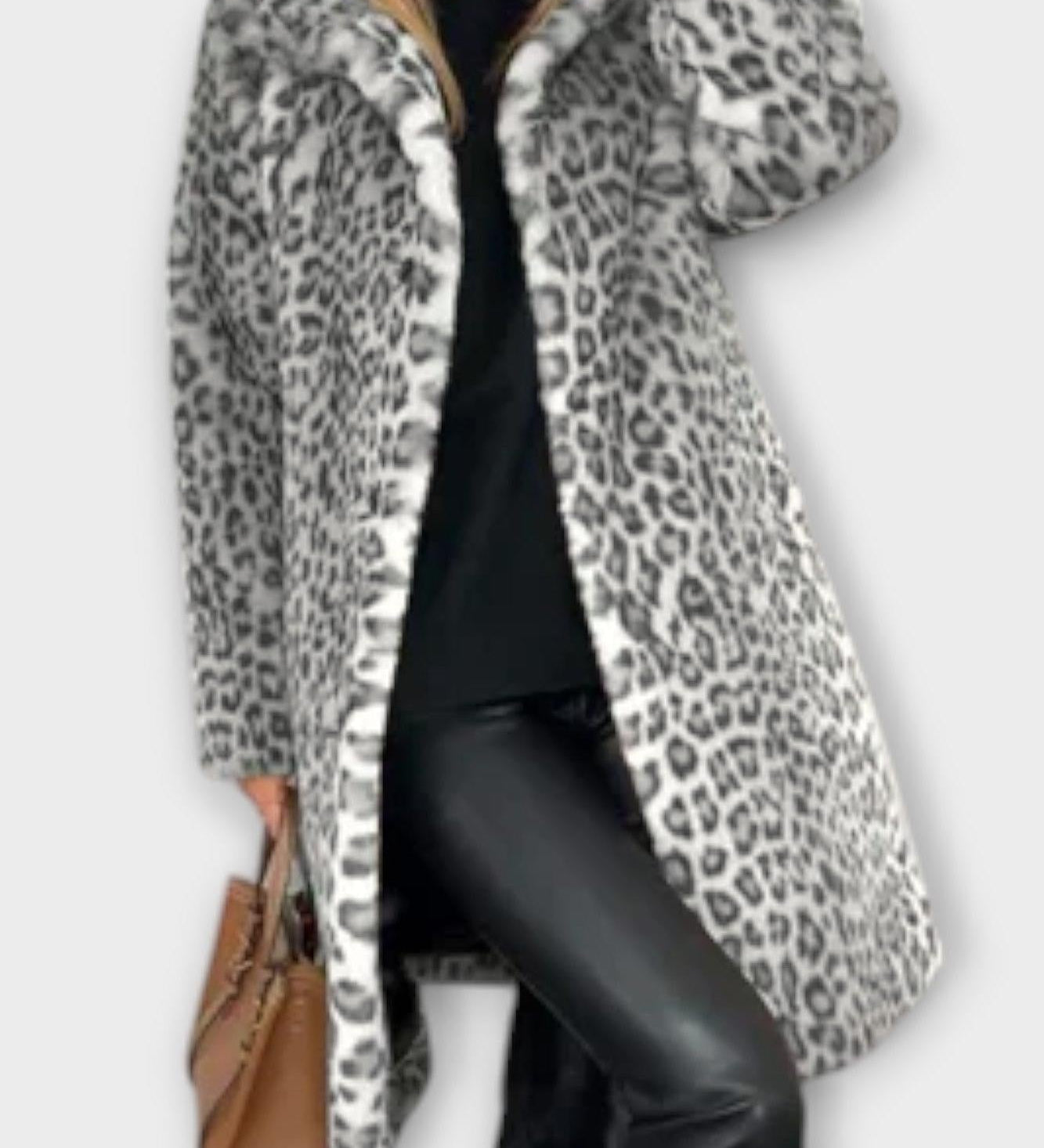 Cappotto leopardato
