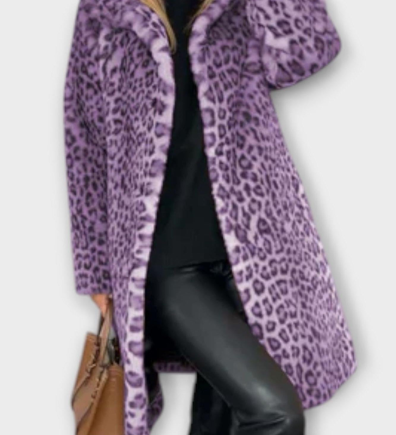 Cappotto leopardato