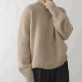 Amaya | Lussuoso Maglione in Cashmere con Collo Alto