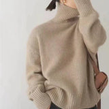 Amaya | Lussuoso Maglione in Cashmere con Collo Alto