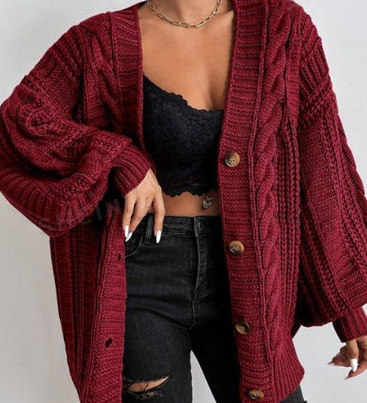 Maglione Oversize In Maglia Lina