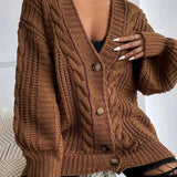 Maglione Oversize In Maglia Lina