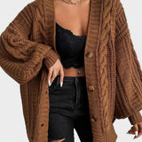 Maglione Oversize In Maglia Lina