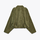 Mara - Cappotto in pelle di nubuck