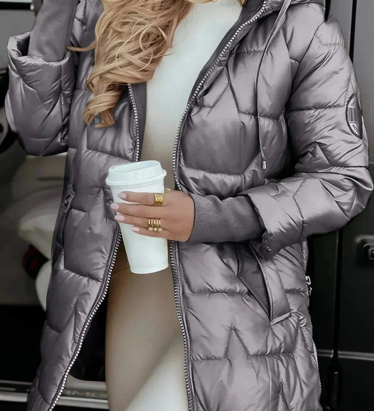 Marcella™ | Elegante cappotto autunnale con cappuccio