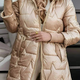Marcella™ | Elegante cappotto autunnale con cappuccio