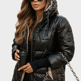 Marcella™ | Elegante cappotto autunnale con cappuccio
